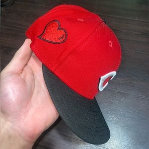 Custom Cincinnati Reds Fitted New Era Hat 7 1/8